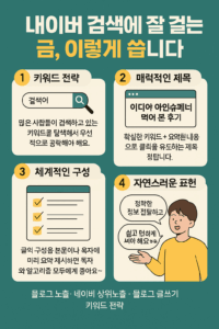 네이버 검색 글쓰기 비법